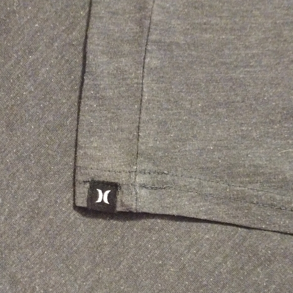 Hurley Gray Short Sleeve Tee Casual Comfort - Picture 4 of 6
